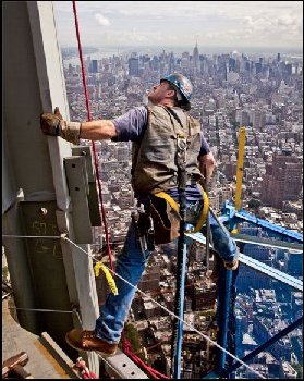 Freedom Tower Construction Worker