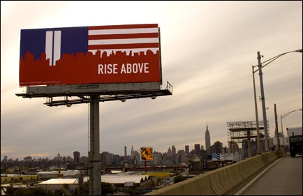 Rise Above Billboard on the L.I Expressway September, 2011.